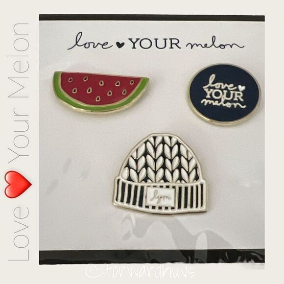 Bundle Sale 3 for $15 | Love Your Melon Pin 3 Pack NEW - Picture 3 of 6
